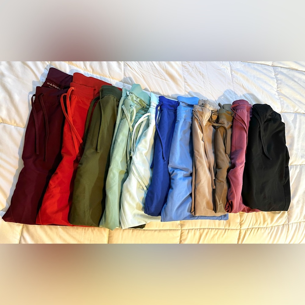 Mandala high waist scrub bottom 11 piece lot
